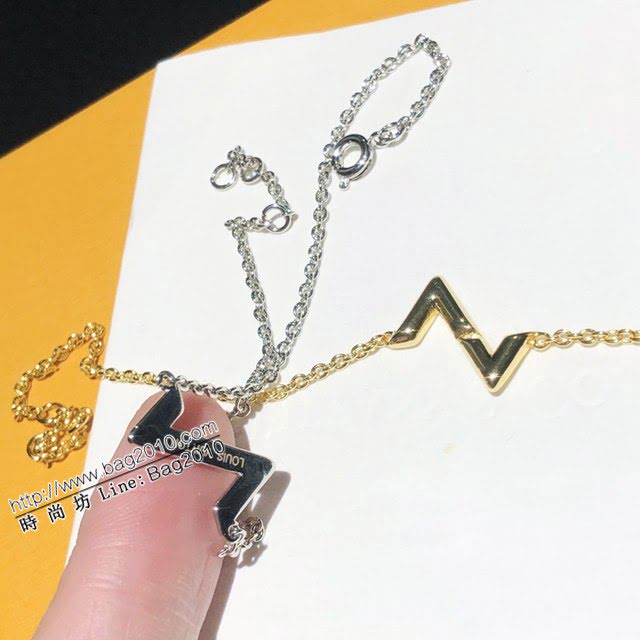 Louis Vuitton新款飾品 路易威登最新字母Z手鏈 LV金色銀色手鏈  zglv2151